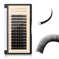 Classic Volume Lash Extension, 0.15 D Curl 9-20mm Mixed Eyelash Extension Lash Trays, Super Matt Black Individual Lash Extensions for Professional Salon Use