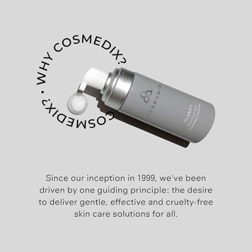 COSMEDIX Clarify Salicylic Acid Foaming Face Wash ? Gentle Exfoliating Cleanser for Sensitive & Blemish-Prone Skin ? Aloe Vera Formula for Glowing, Balanced Skin ? 145 ml / 5 fl oz