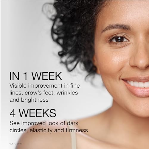 Neutrogena Rapid Wrinkle Repair Retinol Pro+ Anti-Wrinkle Eye Cream,Targeted Eye Cream for Wrinkles & Dark Circles,Formulated without Fragrance,Dyes,Phthalates,and Parabens,0.5 oz,(Pack of 2)