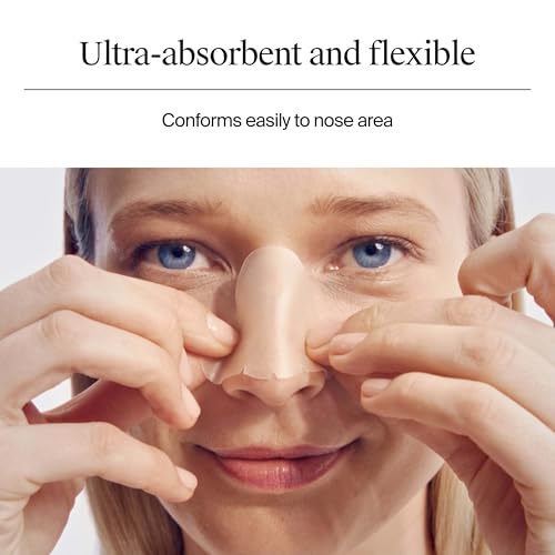 Neutrogena Nose Acne Patches for Sensitive Skin, Hydrocolloid Acne patches for Overnight Wear, Reduces the Look of Blemishes in 6-8 Hours, Gentle Non-Medicated Patches, 10 ct