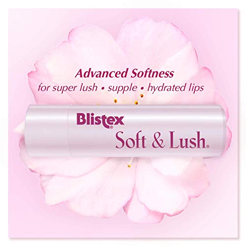 Blistex Soft & Lush Lip Protectant, 0.13 Ounce Tube ? Softens & Conditions, Creamy Smooth Texture, Hydrating Lip Balm, Daily Lip Hydration, (Pack of 3)