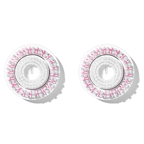 New Radiance Replacement Facial Cleansing Brush Head for Clarisonic Mia 1, Mia 2, Mia Fit, Alpha Fit, Smart Profile Uplift, 2 Count
