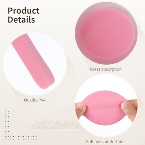 480 PCS Compressed Facial Sponges for Estheticians - Colorful PVA Makeup Sponges, Compact and Soft, Ideal for Daily Skincare and Makeup Application