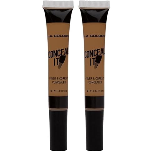 L.A. COLORS Conceal It Concealer, Deep CC568 (Pack of 2)