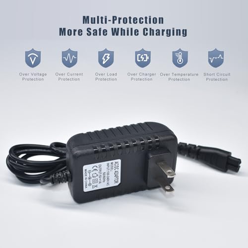 Replacement Charger for Remington Shaver HC4250 HC5870 PF7500 PF7600 PG6250 PG6255 PG6170 PG6171 XR7000 XF8550 XF8700 XR1400 XR1430 HC5950, 5V Trimmer Charging Cord for Remington Razor