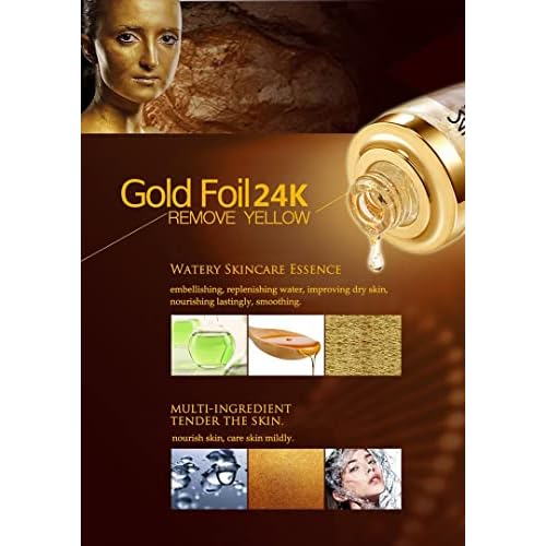 BIOAQUA 24K Gold Essence Collagen Skin Face Moisturizing Hyaluronic Acid Anti-Aging Mask Natural Extract