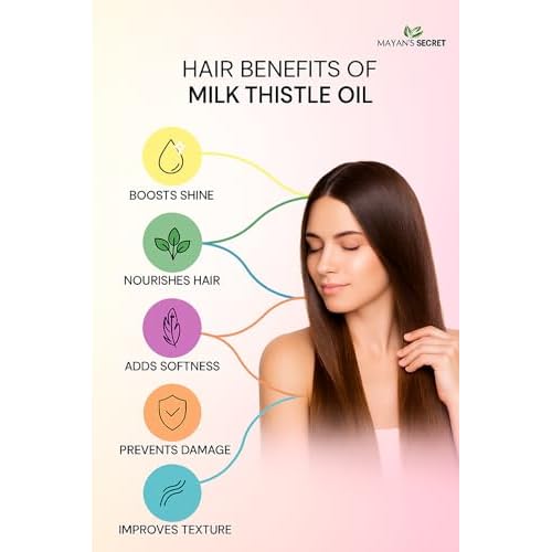 Mayan's Secret Milk Thistle Seed Oil Pure Cold Pressed Rich in Vitamin E and for Aging Skin