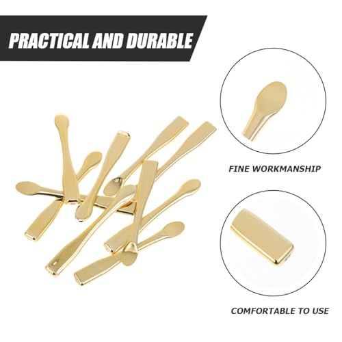 Mini Facial Mask Spoon 10Pcs Cosmetic Cream Spatulas for Even Skincare Application Mixing Sampling Tools for Face Cream Serum