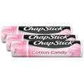 ChapStick Cotton Candy Lip Balm Tube - 0.15 Oz (Pack of 3)