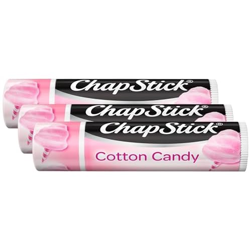 ChapStick Cotton Candy Lip Balm Tube - 0.15 Oz (Pack of 3)