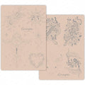 Guapa 3pcs Silicone Pre-Printed Tattoo Practice Skin with 9 Unique Patterns Tiny Tattoo Practice Skins with Design (Pink Sheet)