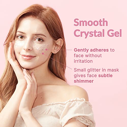 LALARECIPE Glow Face Moisture Mask ? Hydrating & Cooling Hydrogel Facial with 8-Hyaluronic Acid, Watermelon & Peptides ? Vegan Korean Skincare for Radiant Skin (Pack of 10)