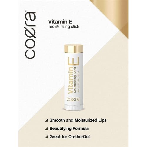 Coera Vitamin E Moisturizing Stick for Lips | .12 oz (2 Pack) | Hydrating & Nourishing Moisturizer | Free of Parabens, SLS & Fragrances