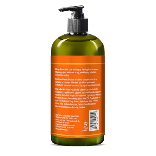 Difeel Argan Hydrating Shampoo 33.8 oz. - Natural Sulfate Free Argan Oil Shampoo for Hair
