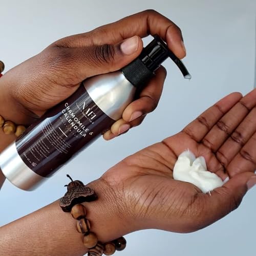 NAFI Chamomile & Calendula Moisturiser for Sensitive Skin ? 150ml | Baby Safe From Birth | Natural Hydrating Face & Body Cream with Shea Butter, Sweet Almond & Avocado Oils | Gentle Daily Skincare