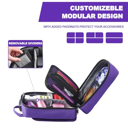 Small Storage Bag with Combination Lock Carbon Lined Tactical Molle Box Medicine Money Cosmetic Organizer Case Great Christmas Gifts for Men Women