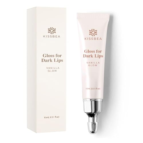 Vanilla Glow Lip Gloss for Dark Lips