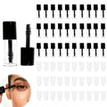 30Pcs Empty Mascara Tubes with Wand, Mini 3ml Empty Mascara Bottles with Brush Inserts, Small Sample Size Eyelash Growth packing Tube Container for Home and Travel