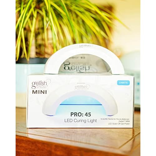 Gelish Mini LED Light ? Professional Nail Lamp, Gel Light, Nail Dryer for Gel Polish, Fast Drying, Compact & Portable LED Light for Home & Salon Use