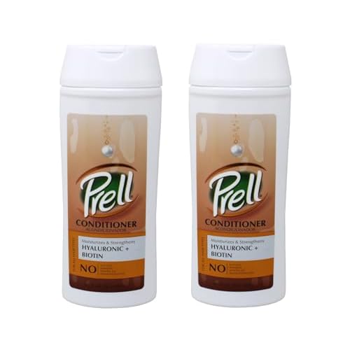 Prell Hyaluronic + Biotin Moisturizes & Strengthens Conditioner for All Hair Types 13.5 fl.oz (Pack of 2)