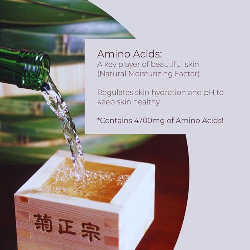 Kikumasamune 2-in-1 Face Toner + Organic Body Lotion for Women, Full Body Lotion for Men with Fermented Rice& Sake, Ceramides & Amino Acids, Japanese Skincare Anti Aging BODY LOTION 16.9 Fl Oz FIRM