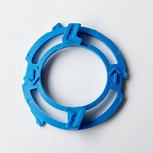 3PCS Shaver Head Blade Holder Plate Fits for Series 5000, 3PCS Razor Retaining Lock-Ring Blue Blade Retaining Rings for SH50 Series