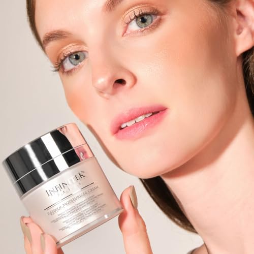 Infinitek Paris | Retinol Face Moisturizer - Night Cream | Skin Care for Galentine¡¯s Gifts & Valentine¡¯s Day Gifts for Women | Anti-Aging Face Cream with Collagen & Vitamin E | 1.7 oz - 50 g