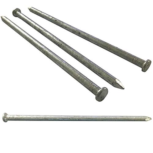 120d - Galvanized Spike nail - Outdoor rust resistant nail, great for landscaping ties (10)