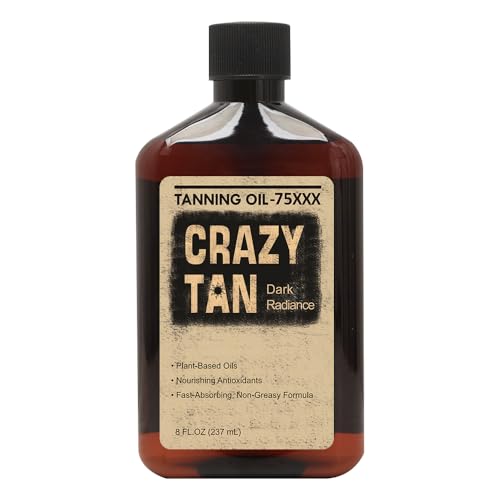 Tanning Oil 75xxx 8oz Deep Dark radiance Natural Coconut Oil Vitamin E