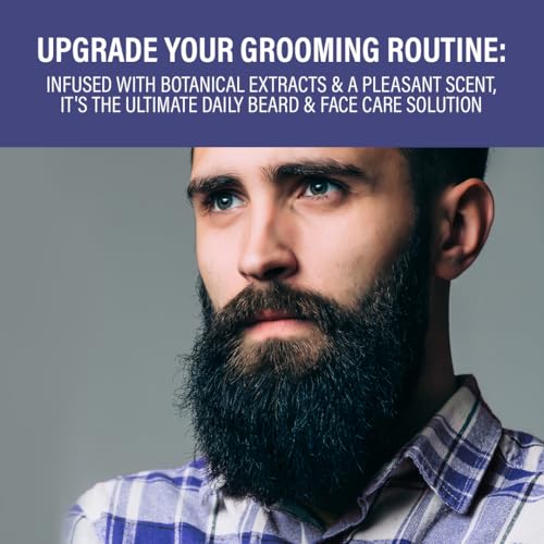 Graham Hill Arnage Soothing & Refreshing Face and Beard Balm for Men, 100ml - Men's Face Moisturizer, Vegan Beard Moisturiser for Men with Panthenol, Jojoba Oil & American Cuckoo Flower