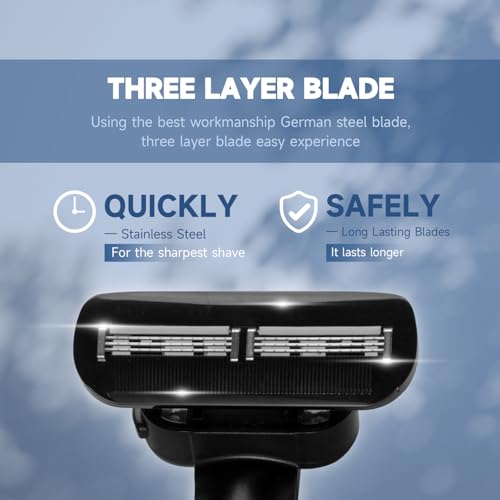 Back Shavers for Men The DIY Back Hair Shaver for Men with Safety Blade Technology & Ergonomic Handle for Men