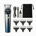 Hair Clippers for Men.Cordless Electric Hair Cutting Set. Rechargeable clipper, grooming kit. with LCD Display. Guards for Mens Haircut . Hair Cutting Kit with Pouch. Gift for men (Hair Clippers Set)