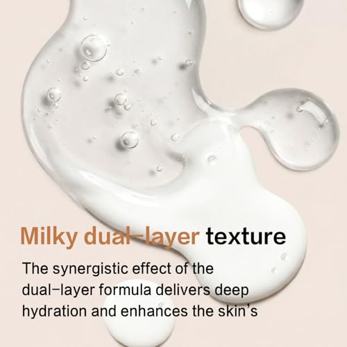 Rice Toner with Aloe Leaf Water, Niacinamide and Centella Asiatica, Milky Toner for Soothing and Glowing Skin, Vegan, Alcohol and Fragrance Free