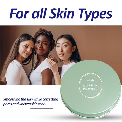 Club Suppin Translucent Setting Powder & Hydrating BB Cream, Translucent Pressed Powder & Organic BB Cream Foundation with Shea Butter, Planted Protein & Collagen, White Floral Bouquet