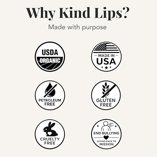 Kind Lips Mint Mint Extra Minty Organic Lip Balm Natural Moisturizing Lip Care 3 Pack