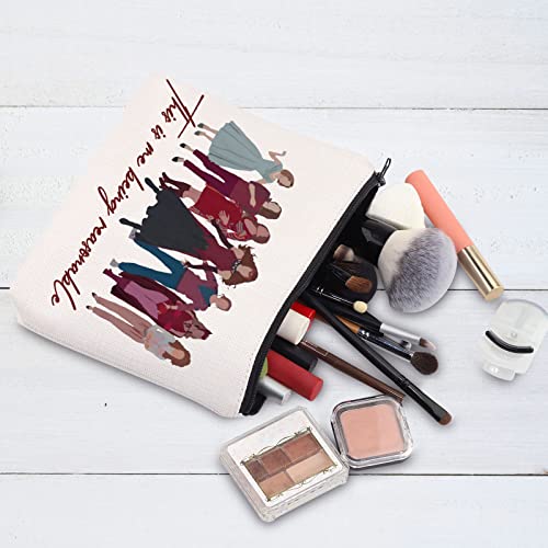 BWWKTOP Wanda Witch Cosmetic Makeup Bag Witch Movie Fans Gifts This Is Me Being Reasonable Zipper Pouch Bag For Movie Fans (Being Reasonable)