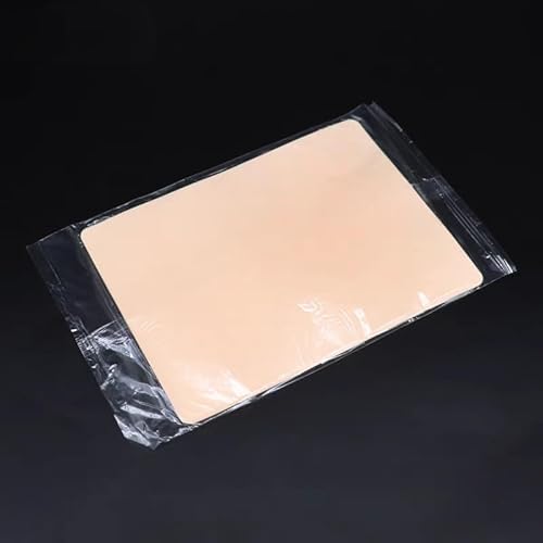 10pcs Double Sides Fake Skin for Practicing and Tattooing, Soft Tattoo Practice Skin for Beginners and Artists Tattoo Kit