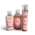 Bath & Body Works Pink Chiffon Set - Shower Gel 10oz, Fragrance Mist 8oz & Body Lotion 8oz