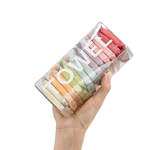 AS1 SA2 AO3 Aqua Peeling Solution and Compressed Towel Tablet Portable Face Towel Washcloth Reusable 28 Pack Wet