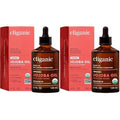 Cliganic Organic Jojoba Oil, 100% Pure (4oz) | Moisturizing for Face, Hair, Skin & Nails | Natural Cold Pressed Hexane Free | Base Carrier Oil (Pack of 2)