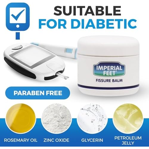 2 in 1 Foot Cream for Dry Cracked Heels - XL Foot Repair Cream for Dry Feet - Suitable for Diabetics - Used by Professionals