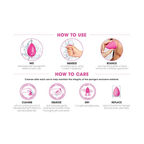 Beautyblender¢ç | Signature Blend Essentials Set, with 2 Beautyblender¢ç sponges for foundations and Powders, Blendercleanser¢ç and Silicone Scrub Mat and NEST Sponge Stand, Vegan, Cruelty Free