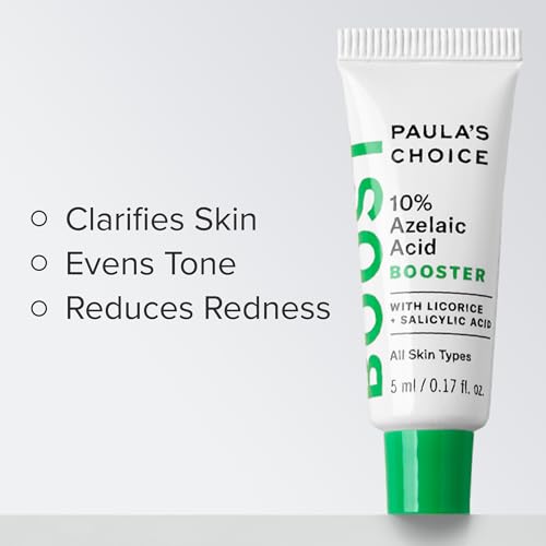 Paula's Choice BOOST 10% Azelaic Acid Booster Cream Gel Face Serum with Salicylic Acid, Oil-Free Skin Brightening Serum for Face, Fragrance-Free