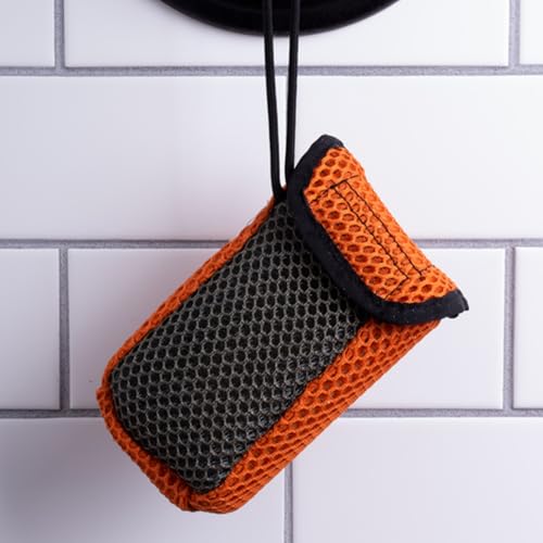 Duke Cannon Supply Co. Holiday Limited-Edition Santa's Pipe Smoke Big Brick of Soap - 10oz Holiday Soap Bar with Tactical Scrubber | U.S. Military-Grade Pouch | Coarse and Soft Mesh