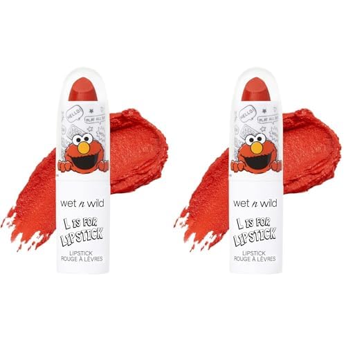 wet n wild x Sesame Street, L Is For Lipstick Giggles (Pack of 2)