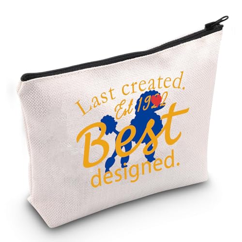 JXGZSO Sorority Makeup Bag Gift Last Created Est Yellow and Blue Gift (Last Created B)