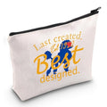 JXGZSO Sorority Makeup Bag Gift Last Created Est Yellow and Blue Gift (Last Created B)