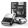 Electric Foil Shaver for Men - Mini Electric Razor for Face Shaving with 3 Floating Blades, USB-C Fast Charging Rechargeable Travel Razor, IPX7 Waterproof Wet Dry, LED Display, Travel Lock