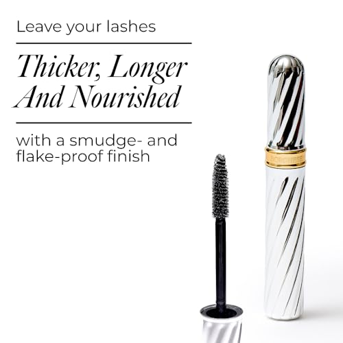 Borghese Superiore State-of-the-Art Mascara - Thickening, Conditioning & Lengthening Black Mascara, Smudge- & Flake-Free, Suitable for Sensitive Eyes