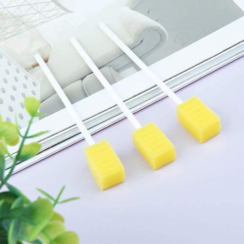 Disposable Oral Swabs (Yellow-250PCS)